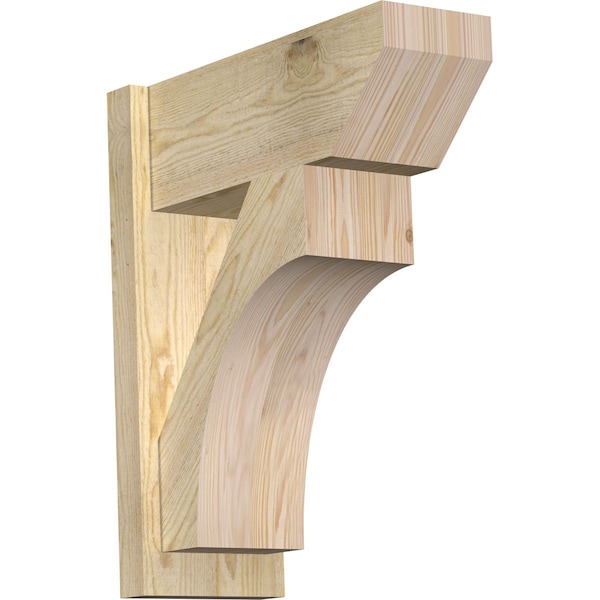 Ekena Millwork Westlake Slat Rough Sawn Outlooker, Douglas Fir, 8"W x 20"D x 24"H OUT08X20X24WTL06RDF - main